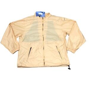 NWT Sun Mountain Teflon Golf Jacket Size Large Pastel Orange